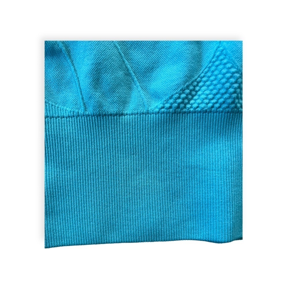 Z by Zella athletica athletic sports bra blue green small stretch - Picture 5 of 7